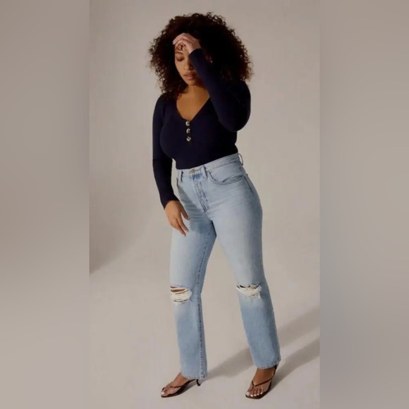 FAVORITE DAUGHTER DENIM || OTTO HIGH RISE JEAN IN CHESHIRE - Picture 4 of 5